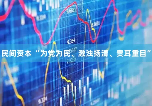 民间资本 “为党为民、激浊扬清、贵耳重目”