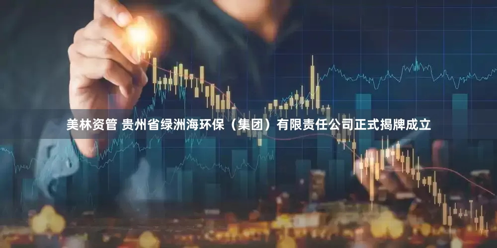 美林资管 贵州省绿洲海环保（集团）有限责任公司正式揭牌成立